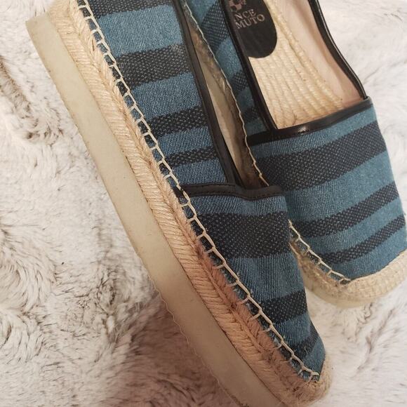 VINCE CAMUTO MAPPEN WOMENS PLATFORM SLIP ON SIZE 7.5 - Picture 4 of 8